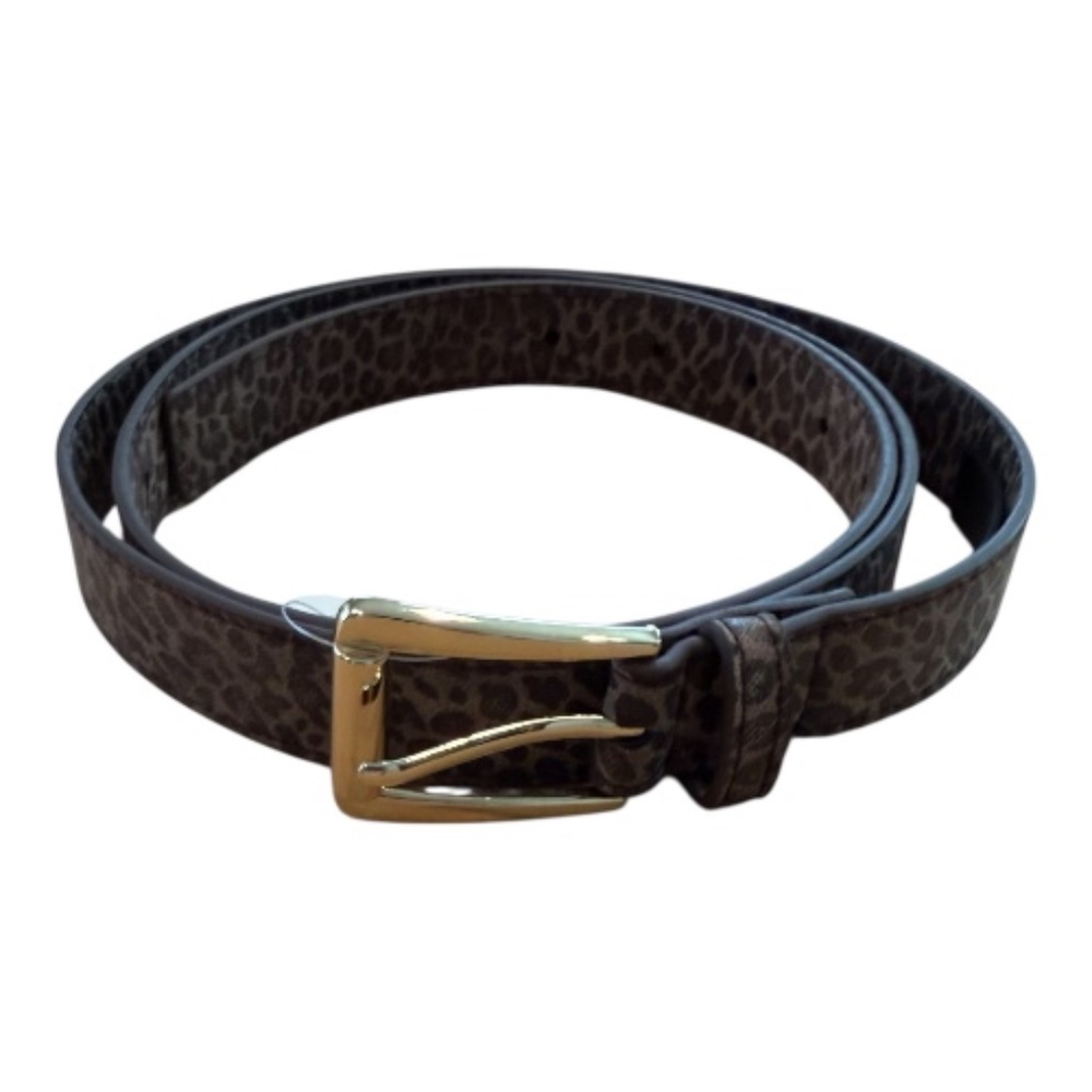 NWT Linea Pelle Convertible Animal Print Belt | Leopard M